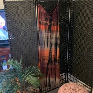 Fashion Nova tie dye strapless stretch dress. Size small. NWT